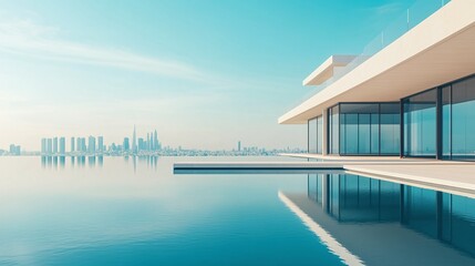 Luxury real estate in UAE. Generative AI.