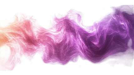 Obraz premium Abstract Glitch Art Background with Pink and Purple Swirls