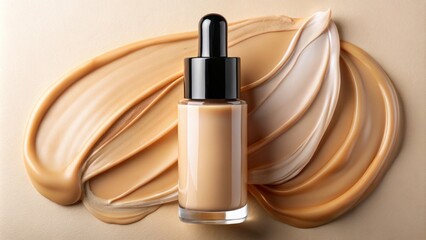 "Velvety, buildable coverage serum foundation with skin-perfecting pigments, adapting to individual skin tone, delivering a polished, radiant finish."