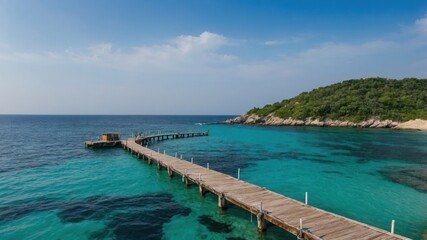 Obraz premium Sea, Palms, Sky, Clouds, Sunset, Sun, Beach, Surf, Tide, Sea Surf, Sand 