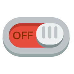 Off On On Off Switch. Vector Icon Button