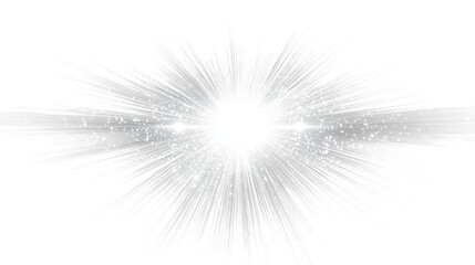 Naklejka premium Abstract Digital Art bLight Burst with Glittering Sparkles and Blurred Background