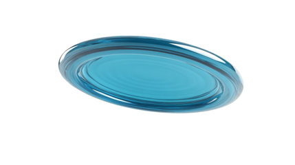 Abstract Geometric Pattern with Blue Swirl and Grid Background