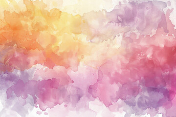 Fototapeta premium Vibrant Watercolor Gradient Background with Blend of Pastel Hues