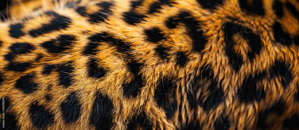 Leinwandbilder leopard hide pattern. with copy space image. Place for adding text or design