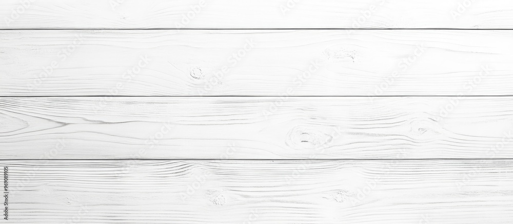 Poster White wood texture backdrop wooden tabletop from above. with copy space image. Place for adding text or design