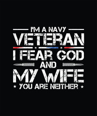 Obraz premium Veteran T-shirt Design