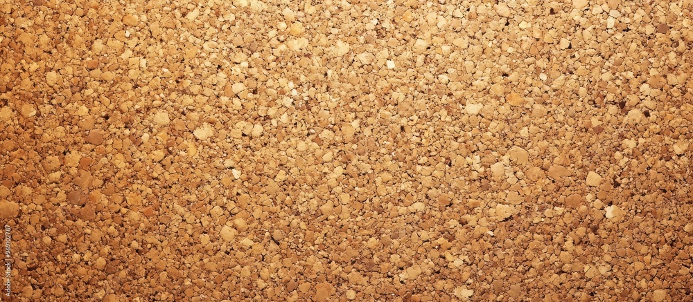 Poster Textured background in brown and yellow of cork board. with copy space image. Place for adding text or design