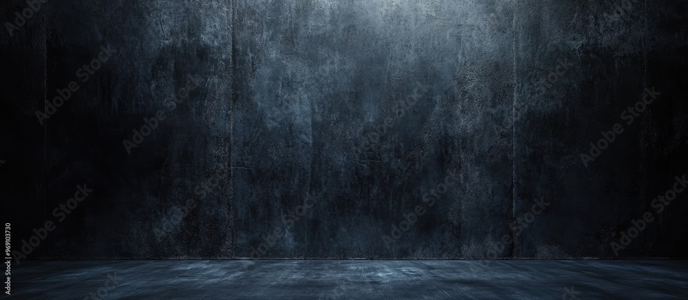 Poster dark wall. with copy space image. Place for adding text or design
