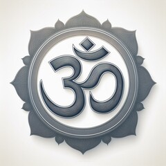 Om or Aum sign and symbol of hinduism