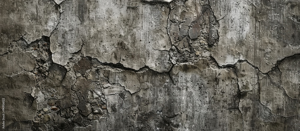 Aufkleber abstract patterns on the aged concrete wall with a sepia backdrop close up selective focus copyspace