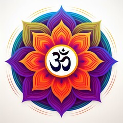 Om or Aum sign and symbol of hinduism