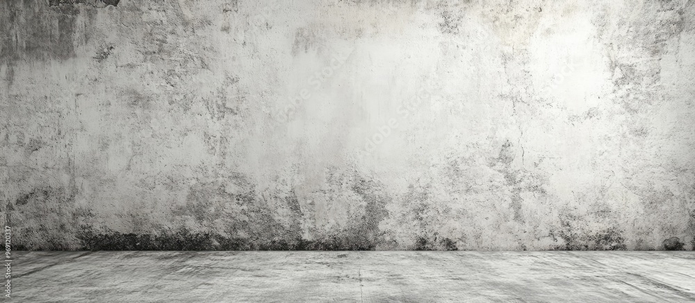 Poster Abstract Grungy Cement Wall Backdrop. with copy space image. Place for adding text or design