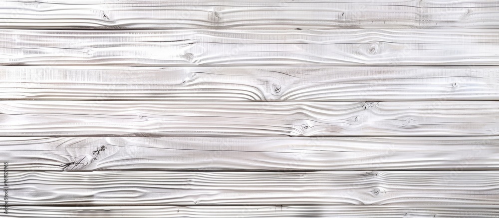 Aufkleber White wood plank texture abstract backdrop. with copy space image. Place for adding text or design