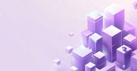 Obraz premium abstract background with cubes