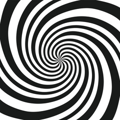 black and white spiral 