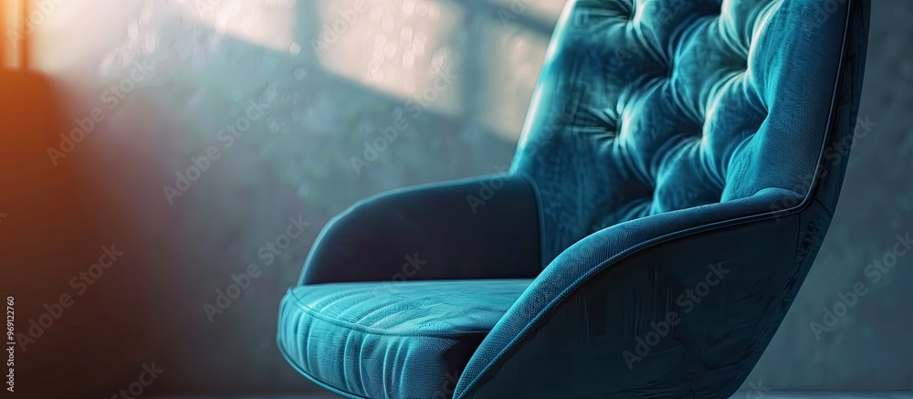 Leinwandbilder chair background modern chair furniture defocused abstract background blurred bokeh. with copy space