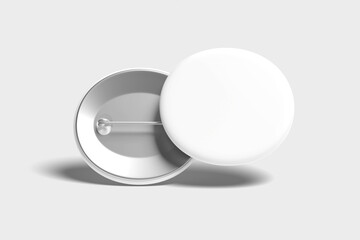 Pin Badge Blank Mockup