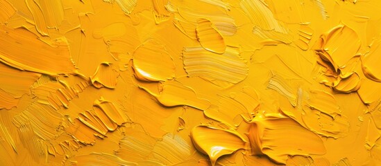 background featuring yellow brushstrokes. with copy space image. Place for adding text or design