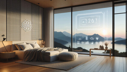 futuristic bedroom