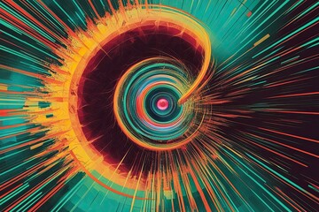 Versatile Retro Noise Swirl Background Design for Creative Projects