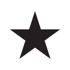 star vector logo. single star icon.