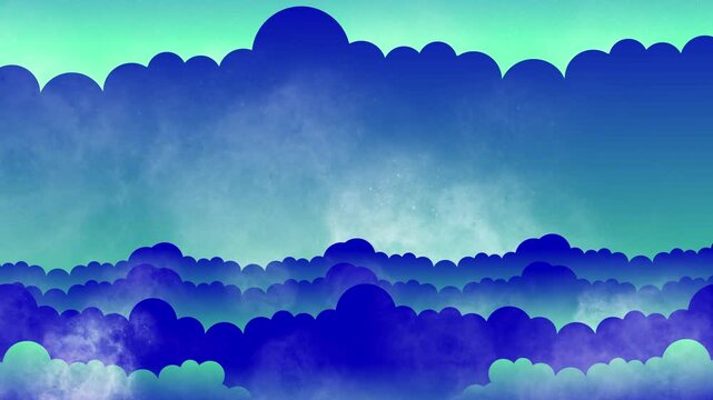 Video Sky ,cloud, running plane background template Happy Dussehra illustration of Sky Sale social media feed template festival of India. Sky Video illustration design