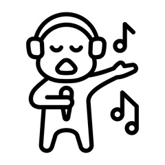 Singing Icon
