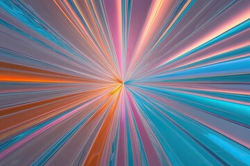 Fototapeta premium Translucent Dreamlike Canvas Art with 3D Vision and Vibrant Color Refraction