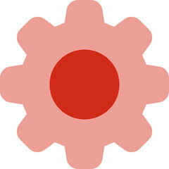 Simple vector icon setup button