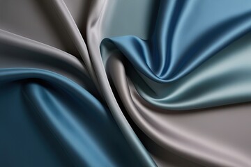 Obraz premium Elegant Light Blue Gray Silk Gradient Background for Thematic Displays