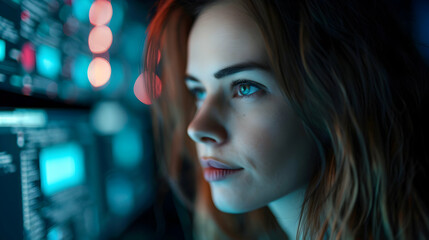 Supervisor Teaching Business People Computer