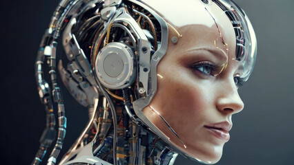 Data science processing and analysis, artificial intelligence concept.