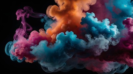 background with smoke