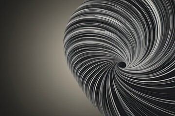 Obraz premium Artistic Abstract Twirl Motion Background in Black and White Grainy Texture for Showcase
