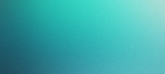 Turquoise blue gradient background featuring a fine grainy texture, suitable for various design and creative projects