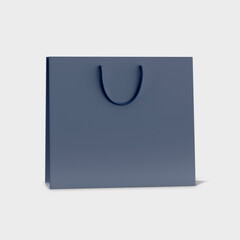 blank Empty Shopping Bag on the white background, mockup