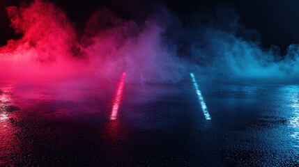 Obraz premium Vibrant Fireworks Display Lighting Up the Enchanting Night Sky