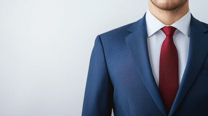 A corporate badge icon, flat design, modern blue tones, isolated on white background