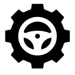 automotive of car service & maintance icon
