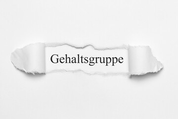 Gehaltsgruppe	
