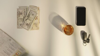 Sleek Afternoon Break - Cash, Whiskey, and Connectivity