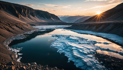 Frozen Lake Wanders in Cloudy Summer: The Seeker's Transit Overwhelmed in Landslide