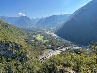 Soca River Valley (Bovec, Slovenia) - Soca Flusstal (Slowenien) - Valle del Fiume Soča - Dolina reke Soče ili dolina rijeke Soče (Slovenija) © Mario