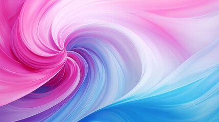 Obraz premium Blue and pink water spirals interspersed.