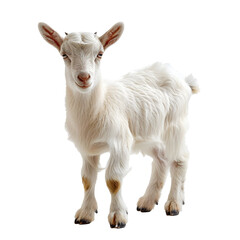 Obraz premium goat cut out transparent isolated on white background, PNG image
