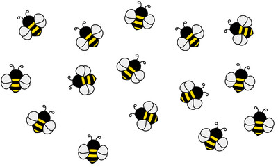 pattern with bees