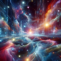 Fototapeta premium La Galerie des Étoiles Égarées