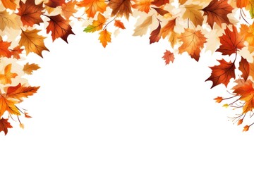 Autumn border backgrounds autumn maple.