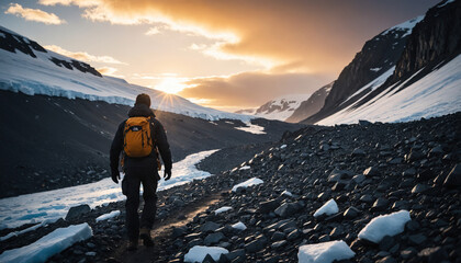 Antarctic Forgotten in Cloudy Summer: The Trailblazer's Sojourn Surrounded in Landslide